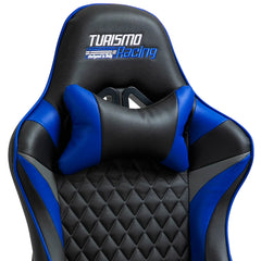 Special Price Bundle Blue Ancora Gaming Chair and Blue Decagon Gaming Desk