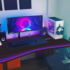 Purple Stazzione Gaming Desk