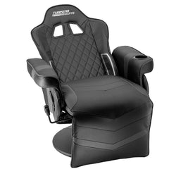 Black and Silver Stanza Gaming Recliner