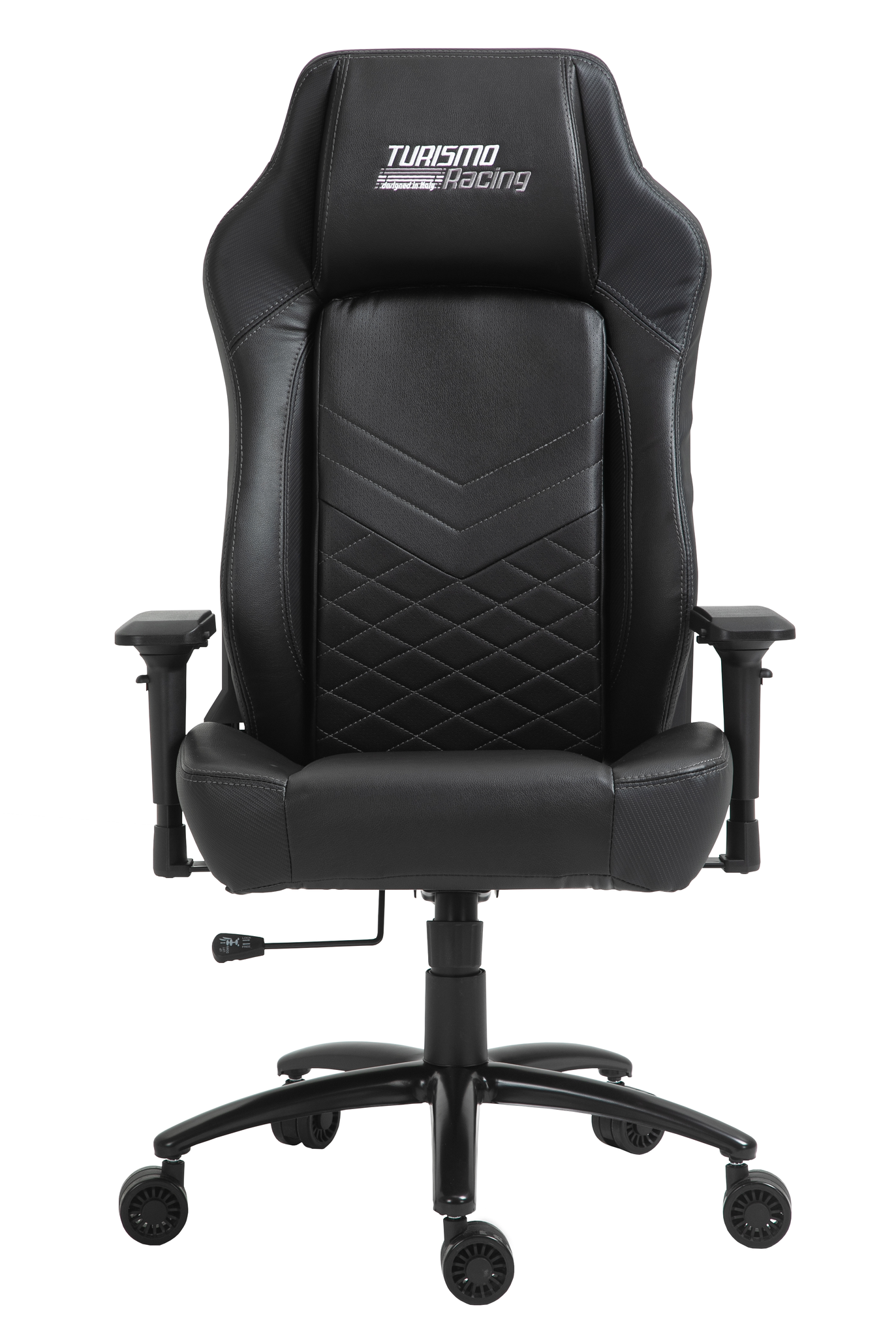 Evoluzione XL Black / Grey Gaming Chair – Turismo Racing