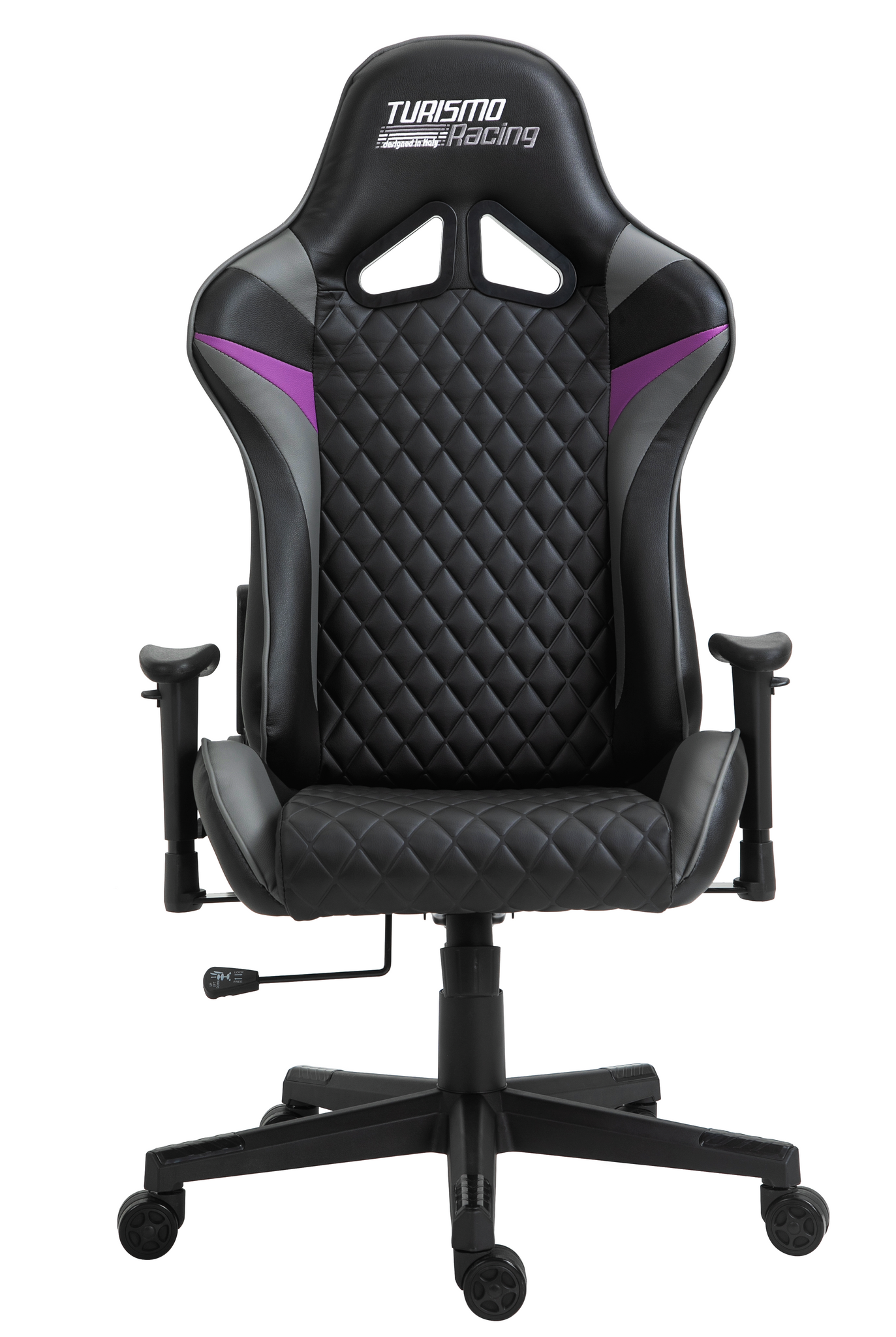 Ancora Black / Grey / Purple Gaming Chair