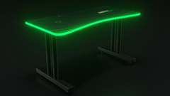 Green Autodromo Desk With LED Lighting