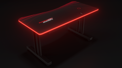 Red Autodromo Desk With LED Lighting